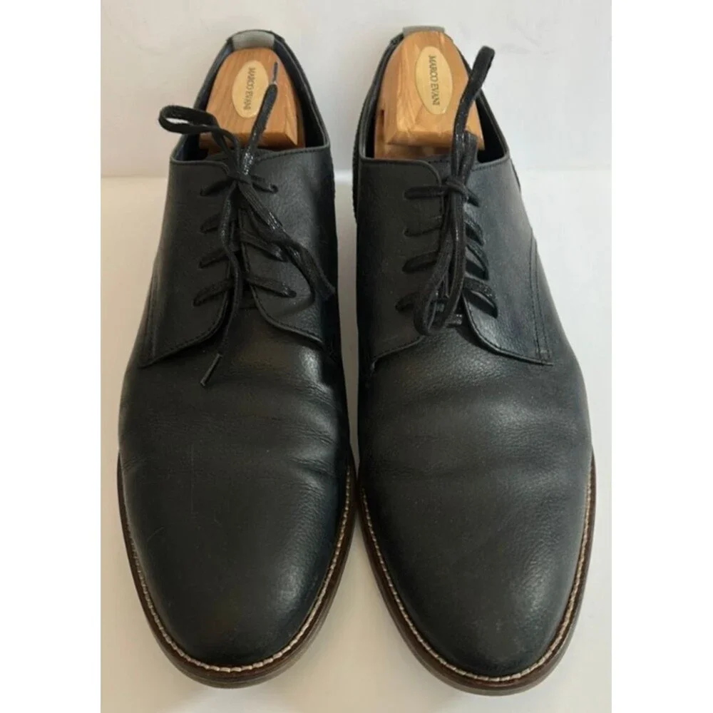 Rush By Gordon Rush Fulton Mens Black Oxfords & Lace Ups Plain Toe Shoes